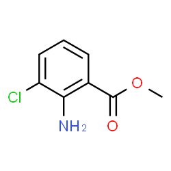 ChemSpider 2D Image | Methyl 2-amino-3-chlorobenzoate | C8H8ClNO2