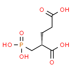 ChemSpider 2D Image | (2R)-2-(Phosphonomethyl)pentanedioic acid | C6H11O7P