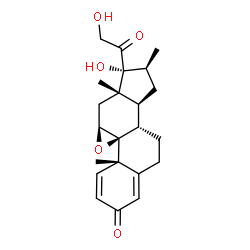 ChemSpider 2D Image | Betamethasone 9,11-Epoxide | C22H28O5