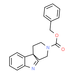 ChemSpider 2D Image | Benzyl spiro[indole-3,4'-piperidine]-1'-carboxylate | C20H20N2O2