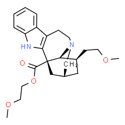ChemSpider 2D Image | 2-Methoxyethyl-18-methoxycoronaridinate | C24H32N2O4