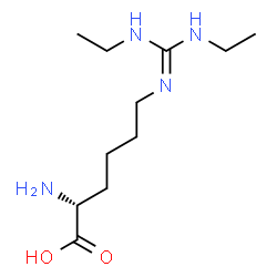 ChemSpider 2D Image | N~6~-[Bis(ethylamino)methylene]-D-lysine | C11H24N4O2
