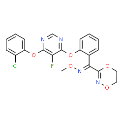 ChemSpider 2D Image | OS9546500 | C21H16ClFN4O5