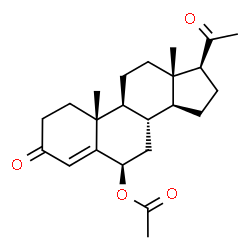 ChemSpider 2D Image | 6beta-Acetoxyprogesterone | C23H32O4