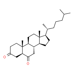 ChemSpider 2D Image | 5?-cholestane-3,6-dione | C27H44O2