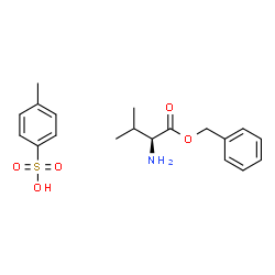 ChemSpider 2D Image | Benzyl L-valinate 4-methylbenzenesulfonate (1:1) | C19H25NO5S