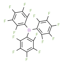 ChemSpider 2D Image | Tris(pentafluorophenyl)bismuthine | C18BiF15