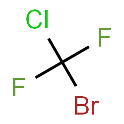 ChemSpider 2D Image | Bromochlorodifluoromethane | CBrClF2