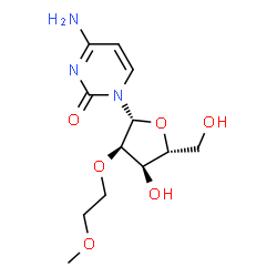 ChemSpider 2D Image | 2'-O-(2-Methoxyethyl)cytidine | C12H19N3O6