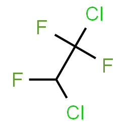 ChemSpider 2D Image | 1,2-Dichloro-1,1,2-trifluoroethane | C2HCl2F3