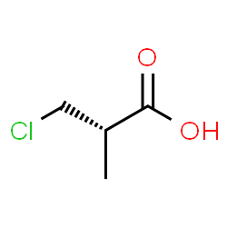 ChemSpider 2D Image | (2S)-3-Chloro-2-methylpropanoic acid | C4H7ClO2