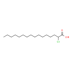 ChemSpider 2D Image | 2-chloro Palmitic Acid | C16H31ClO2