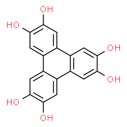 ChemSpider 2D Image | 2,3,6,7,10,11-Triphenylenehexol | C18H12O6