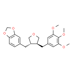 ChemSpider 2D Image | burseran | C22H26O6