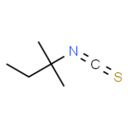 ChemSpider 2D Image | tert-pentyl isothiocyanate | C6H11NS