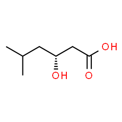 ChemSpider 2D Image | (3R)-3-Hydroxy-5-methylhexanoic acid | C7H14O3
