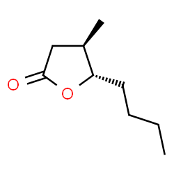 ChemSpider 2D Image | trans-3-Methyl-4-octanolide | C9H16O2