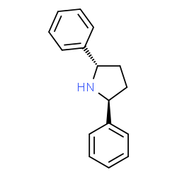 ChemSpider 2D Image | (2S,5S)-2,5-Diphenylpyrrolidine | C16H17N