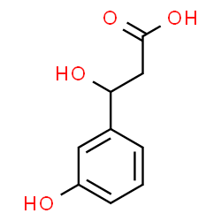 ChemSpider 2D Image | meta-hydroxyphenylhydracrylic acid | C9H10O4