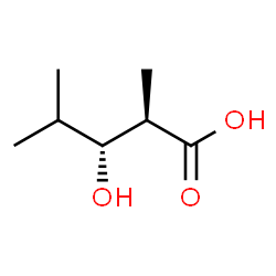 ChemSpider 2D Image | (2R,3R)-3-Hydroxy-2,4-dimethylpentanoic acid | C7H14O3