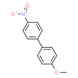 ChemSpider 2D Image | 4-Methoxy-4'-nitrobiphenyl | C13H11NO3