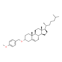 ChemSpider 2D Image | 3-[(4-Methoxybenzyl)oxy]cholest-5-ene | C35H54O2