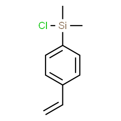 ChemSpider 2D Image | p-(chlorodimethylsilyl)styrene | C10H13ClSi