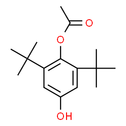 ChemSpider 2D Image | 2,6-di-tert-butyl-4-hydroxyphenyl acetate | C16H24O3
