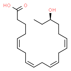 ChemSpider 2D Image | 18(R)-HETE | C20H32O3