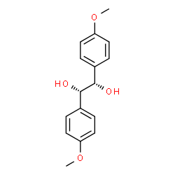 ChemSpider 2D Image | (1S,2S)-1,2-Bis(4-methoxyphenyl)-1,2-ethanediol | C16H18O4