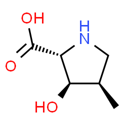 ChemSpider 2D Image | (3R,4R)-3-Hydroxy-4-methyl-D-proline | C6H11NO3