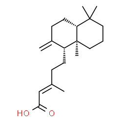 ChemSpider 2D Image | (-)-Copalic acid | C20H32O2