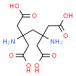 ChemSpider 2D Image | 3,5-Diamino-3,5-bis(carboxymethyl)heptanedioic acid | C11H18N2O8