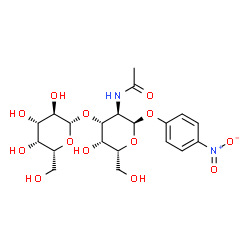 ChemSpider 2D Image | PNP Gal-beta1,3-GalNAc | C20H28N2O13