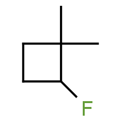 ChemSpider 2D Image | 2-Fluoro-1,1-dimethylcyclobutane | C6H11F