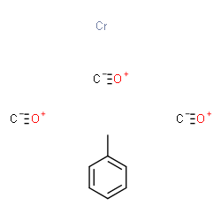 ChemSpider 2D Image | carbon monoxide; chromium; toluene | C10H8CrO3