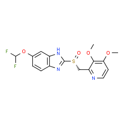 ChemSpider 2D Image | (r)-pantoprazole | C16H15F2N3O4S
