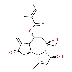 ChemSpider 2D Image | Eupalinilide E | C20H25ClO6