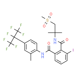 ChemSpider 2D Image | flubendiamide | C23H22F7IN2O4S