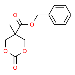 ChemSpider 2D Image | 5-methyl-5-benzyloxycarbonyl-1,3-dioxan-2-one | C13H14O5