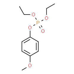 ChemSpider 2D Image | Diethyl 4-methoxyphenyl phosphate | C11H17O5P