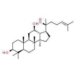 ChemSpider 2D Image | (20S)-Protopanaxadiol | C30H52O3