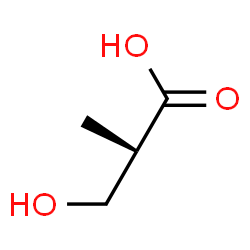 ChemSpider 2D Image | R-b-Hydroxyisobutyric acid | C4H8O3