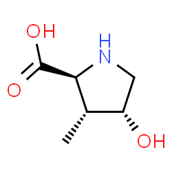 ChemSpider 2D Image | (3R,4R)-4-Hydroxy-3-methyl-L-proline | C6H11NO3
