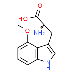 ChemSpider 2D Image | 4-Methoxy-L-tryptophan | C12H14N2O3