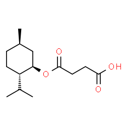 ChemSpider 2D Image | Succinic acid menthol monoester | C14H24O4
