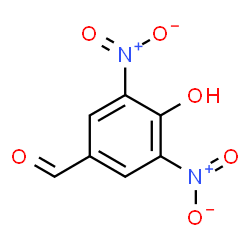 ChemSpider 2D Image | 3,5-Dinitro-4-hydroxybenzaldehyde | C7H4N2O6
