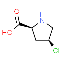 ChemSpider 2D Image | (4S)-4-Chloro-L-proline | C5H8ClNO2