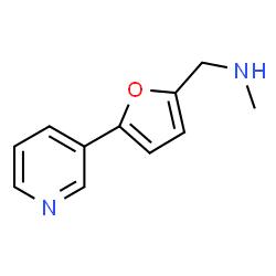ChemSpider 2D Image | N-Methyl-5-(3-pyridinyl)-2-furanmethanamine | C11H12N2O