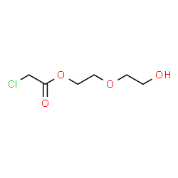 ChemSpider 2D Image | 2-(2-Hydroxyethoxy)ethyl chloroacetate | C6H11ClO4
